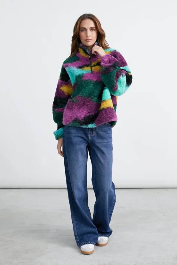 24 Colours 50805c Fleecejacke – Bild 3