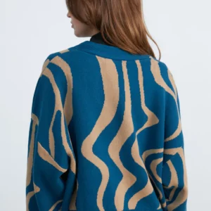 Alternative view of Cardigan aus Recycelter Baumwolle