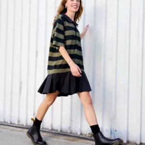 2976 Glattleder Chelsea Boots mit gelben Nahten