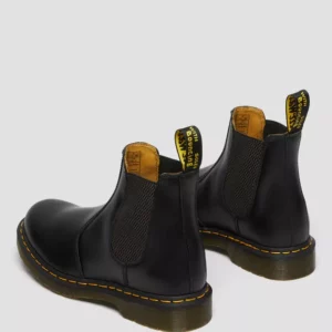 2976 Glattleder Chelsea Boots mit gelben Nahten – Bild 4