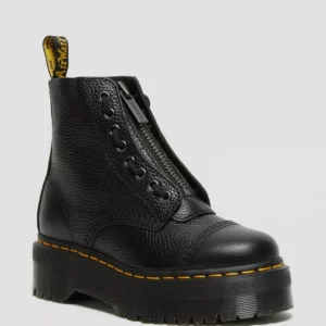 Alternative view of Sinclair Gemilltes Nappaleder Plateaustiefel