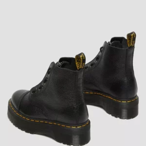 Sinclair Gemilltes Nappaleder Plateaustiefel – Bild 4