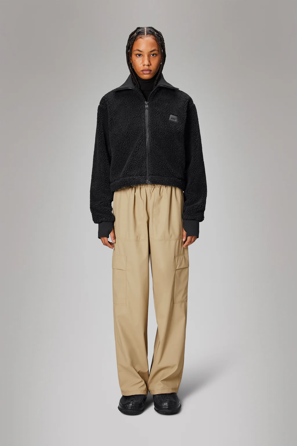 Rains Kofu Fleece Short Jacket – Bild 2